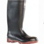 GUMBOOTS TAURUS BLK/COFFEE K/LENGTH STC/MSOLE SIZE  6 DISC
