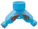 AQUACRAFT FITTING DUAL OUTLET TAP CONNECTOR